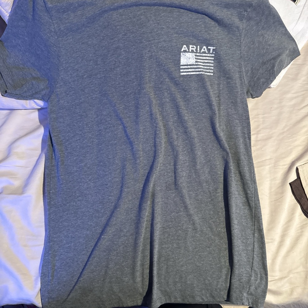 Ariat Men's Charcoal Tee with Logo